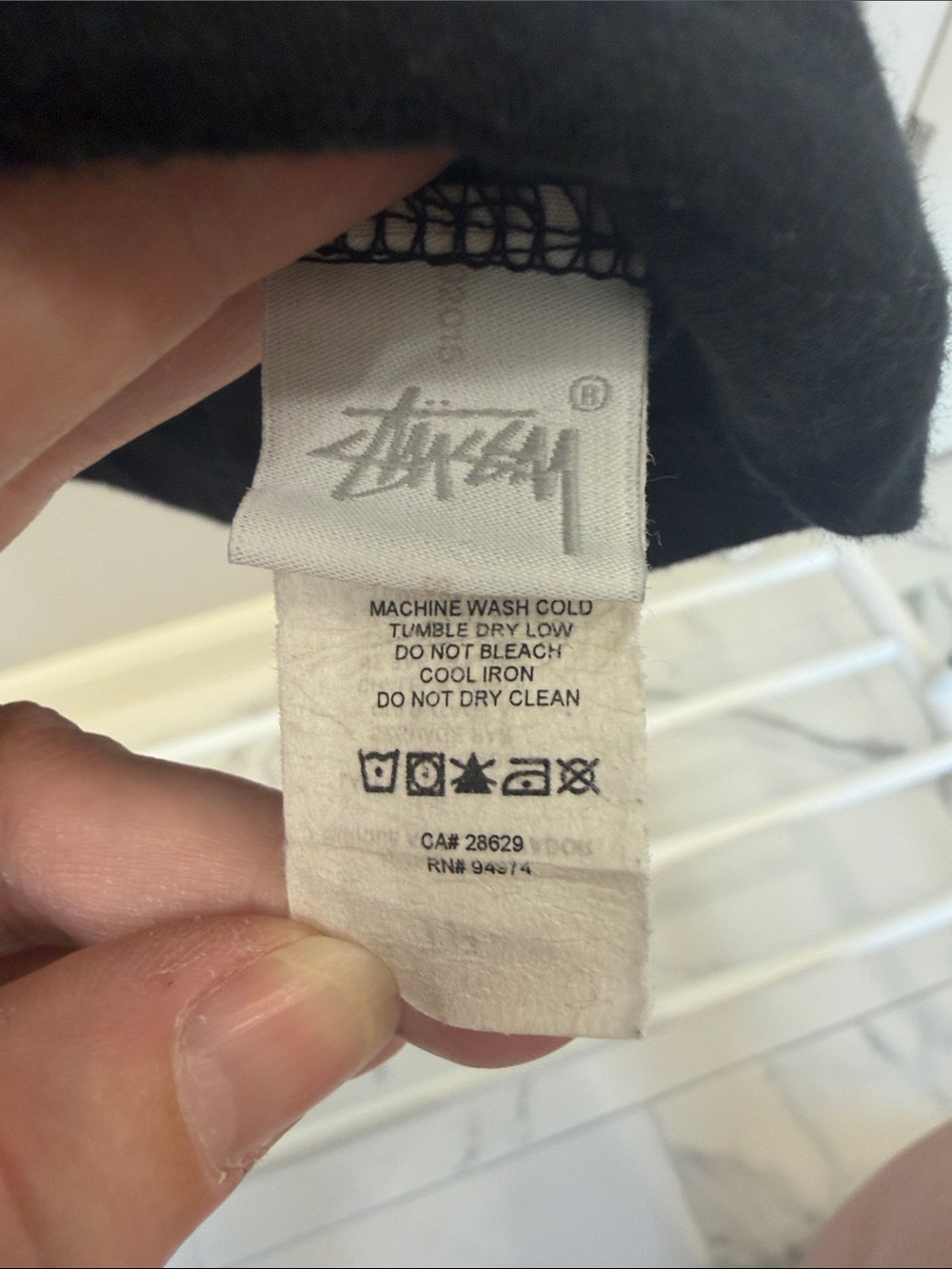 Stussy black and with fitted Tee - Picture 4 of 4